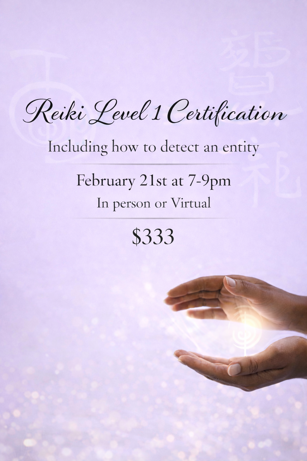Reiki Level 1 Certification