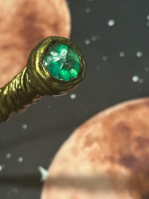 Green Emerald Magic Wand
