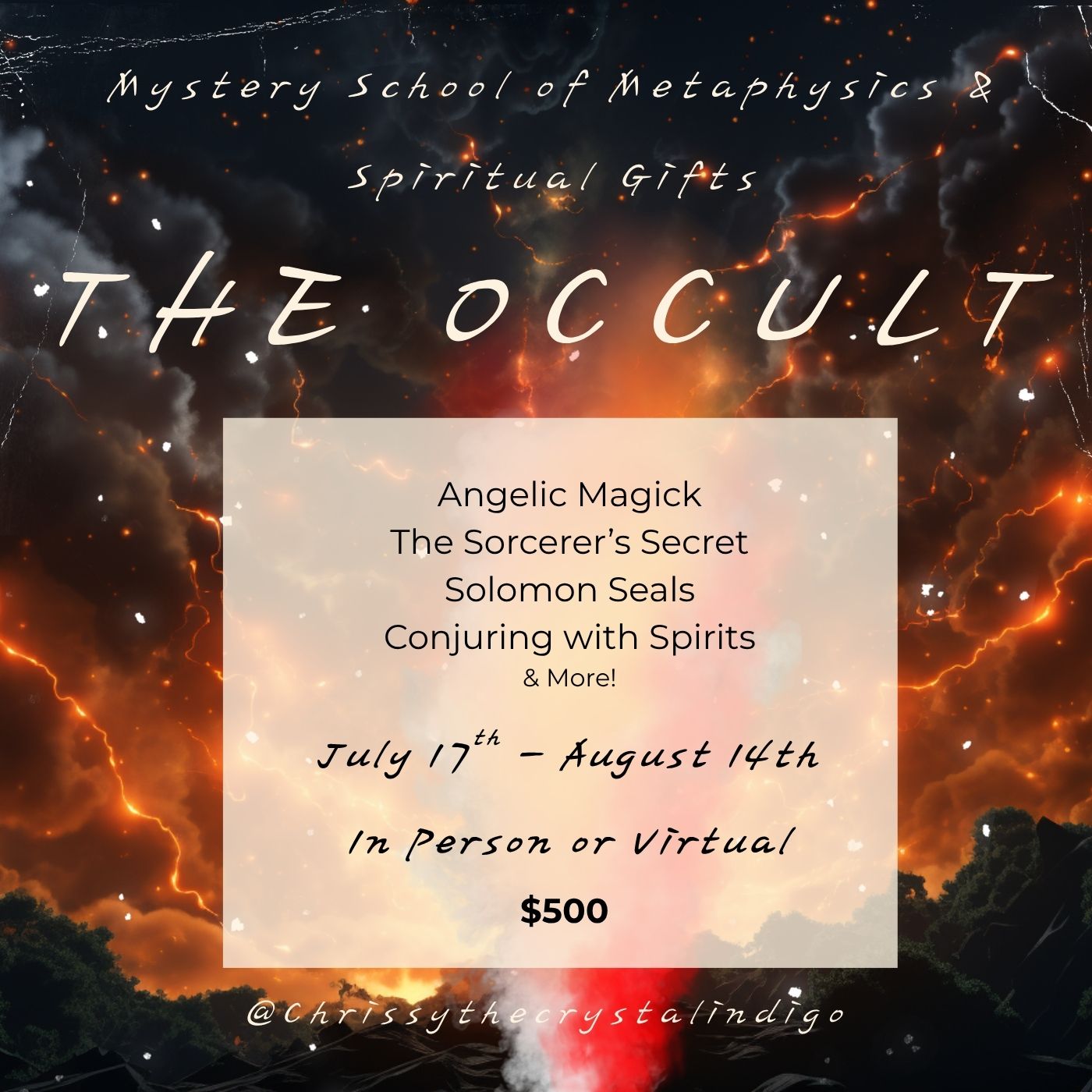 The Mystery School Of The Occult
