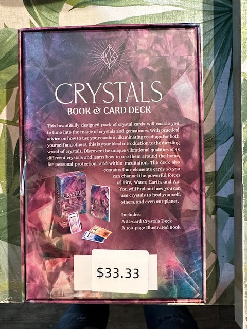 Crystals Book & Card Deck
