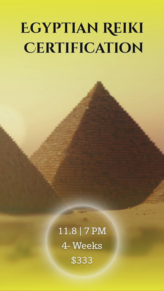 Egyptian Reiki Certifications